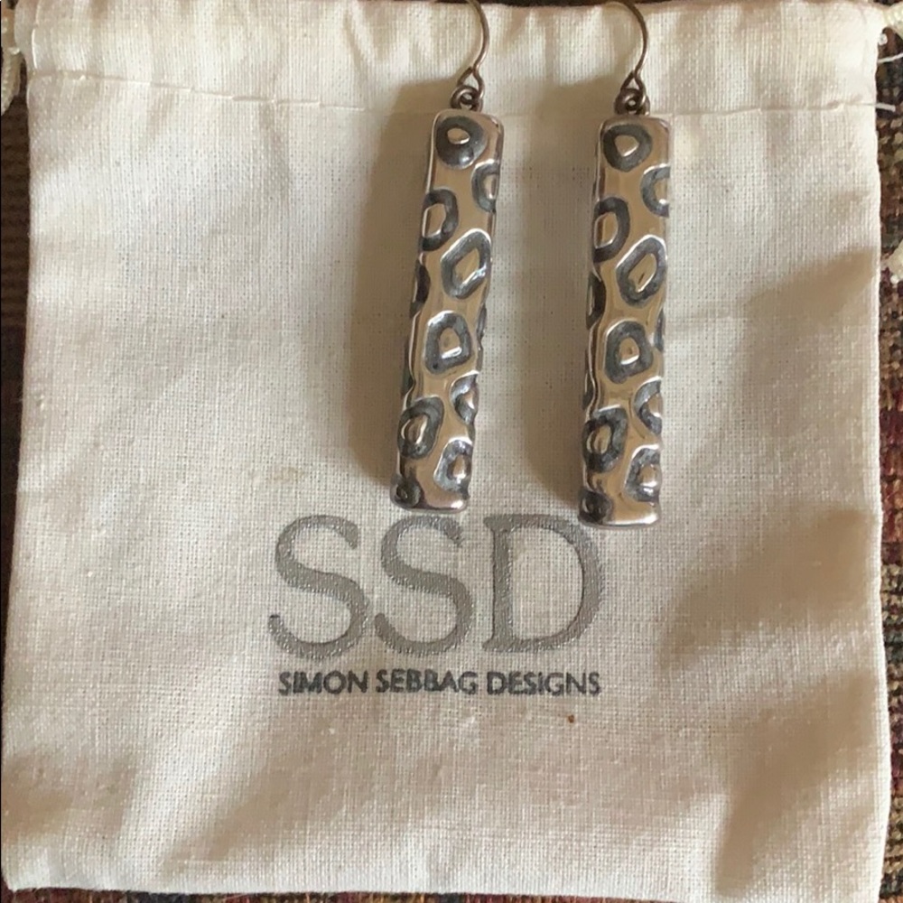 NWOT Simon Sebbag Animal Print Earrings